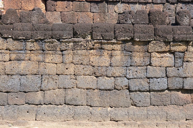 Fond de mur de pierre carrée antique