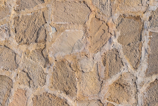 Fond de mur en pierre gris brun Modèle de texture et d'arrière-plan du mur en ardoise