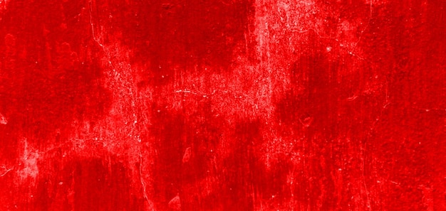 Fond de mur rouge fissuré texture de mur sanglant effrayant mur blanc avec éclaboussures de sang pour fond de concept d'horreur ou d'halloween