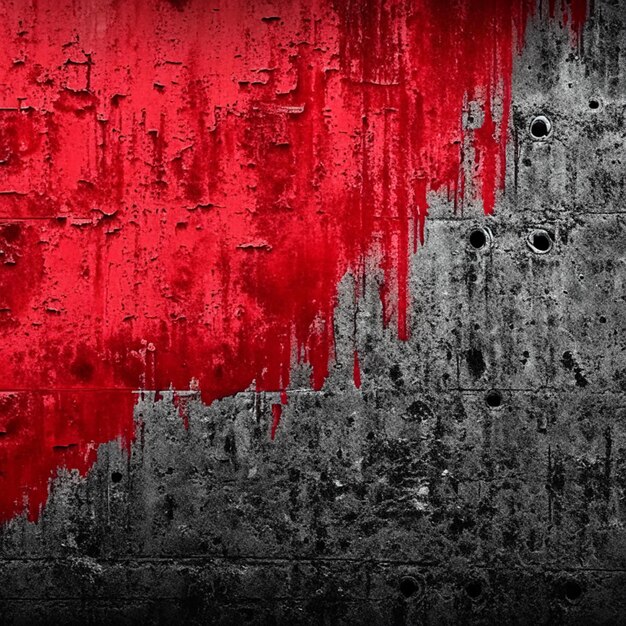 Fond de mur de studio de texture abstraite en béton grunge vintage rouge et noir