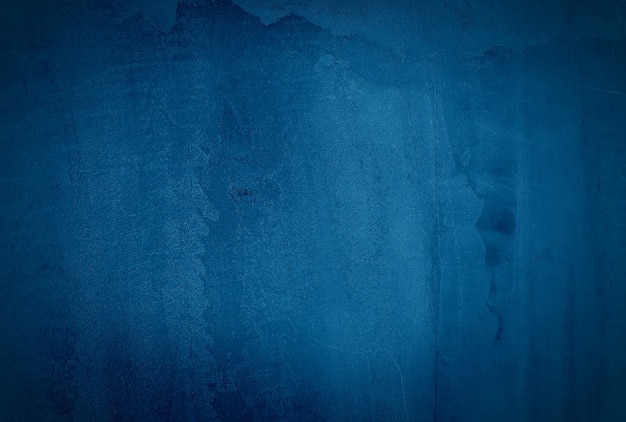 Fond de mur de texture béton bleu grunge vintage