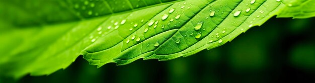 Fond de nature feuille verte