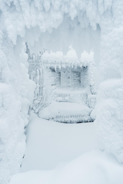 Fond de neige de Noël pour la conception