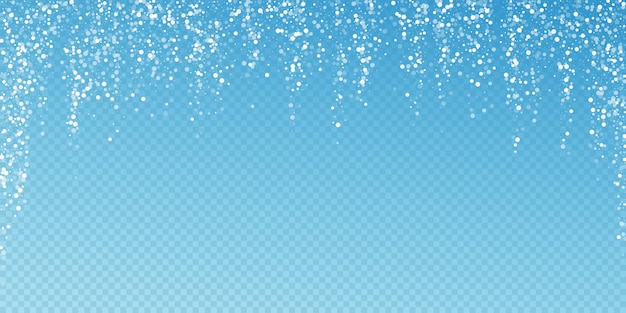 Fond De Neige Tombant De Noël Flocons De Neige Volants Subtils Et étoiles Modèle De Superposition De Flocon De Neige Argenté D'hiver Festif Illustration Vectorielle