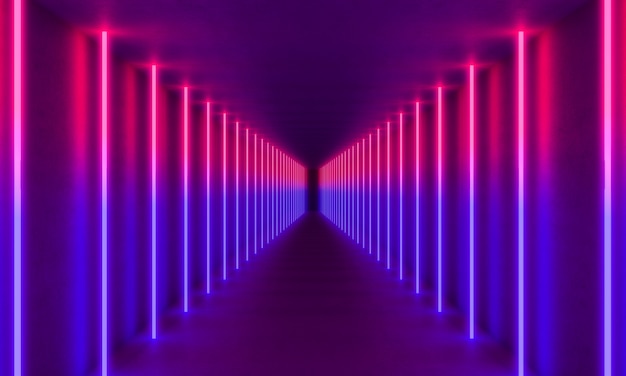 Fond de néon coloré