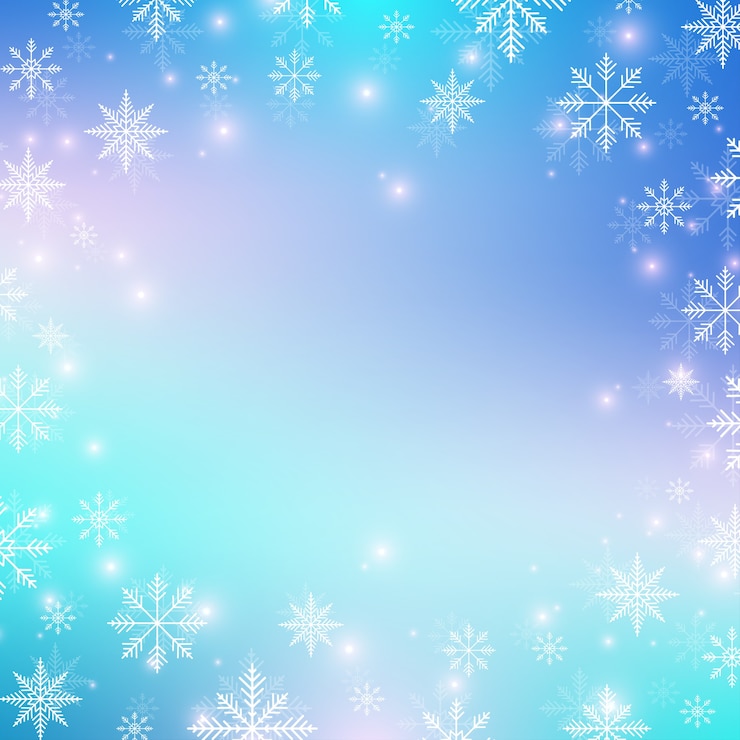 Fond de Noël et bonne année avec des flocons de neige, illustration.