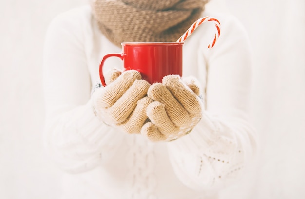 Fond de Noël bonne année. Mise au point sélective