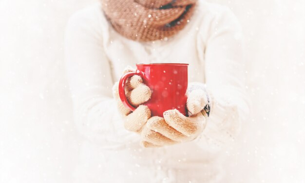 Fond de Noël bonne année. Mise au point sélective