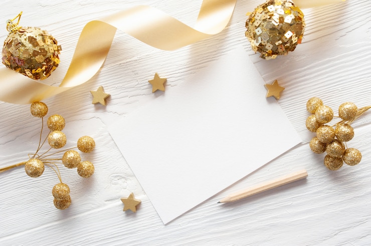 Photo fond de noël pour carte de voeux
