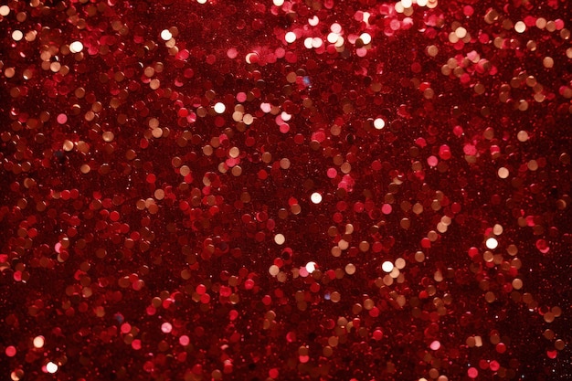 Fond de Noël avec texture de paillettes rouges