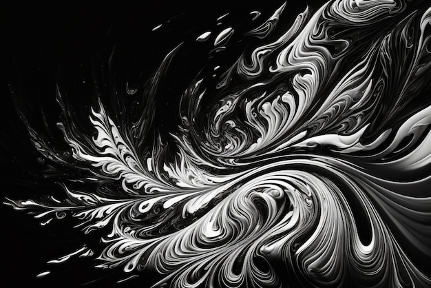 un fond noir d'art fluide inspiré d'une texture de marbre abstraite élégante et moderne minimaliste