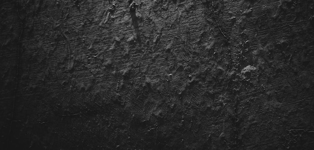 Fond noir de coup de pinceau naturel ciment texturé ou pierre oldHorror Cement Texture Grunge effrayant fond Mur Béton Vieux noir