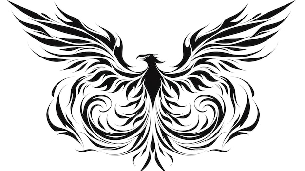un fond noir avec un dessin de papillon qui dit ailes