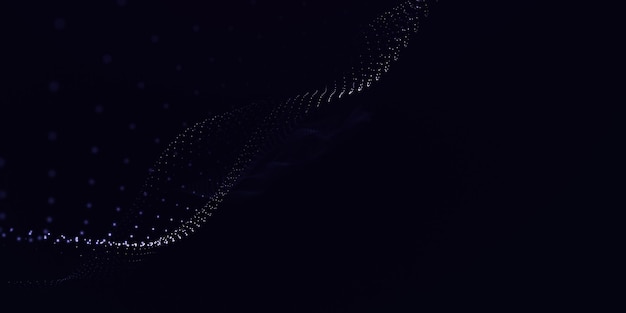 Un fond noir avec un motif de lignes