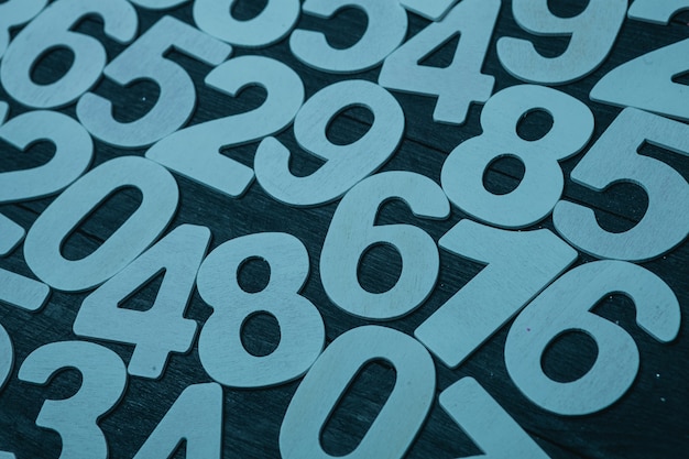 Fond de nombres ou modèle sans couture avec des nombres