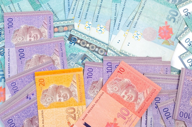 Fond de note de ringgit de Malaisie