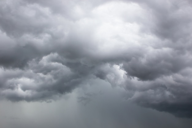 Fond de nuages ​​d&#39;orage avant un orage.