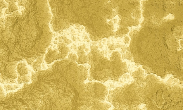 Fond d'or abstrait rendu 3D