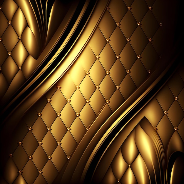 Fond d'or, fond de texture métal doré feuille jaune brillant