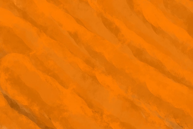 Fond orange aquarelle peinte à la main