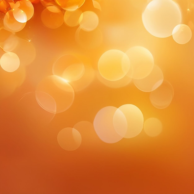 un fond orange flou avec un fond jaune avec des lumières floues orange