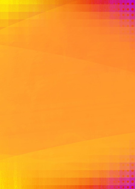 Fond orange Illustration de toile de fond verticale vide avec espace de copie