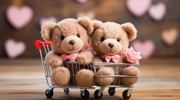 Fond d'ours en peluche