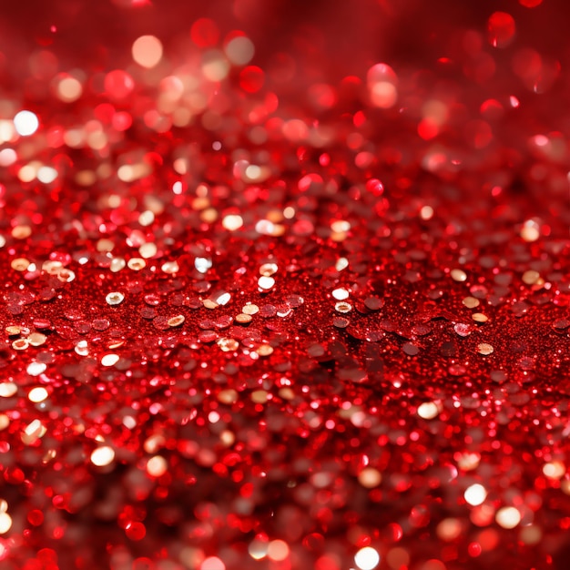 fond de paillettes de couleur rouge