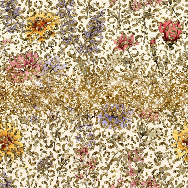 Fond De Paillettes De Modèle Sans Couture De Papier Numérique