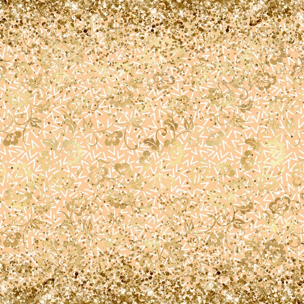 Fond De Paillettes De Modèle Sans Couture De Papier Numérique