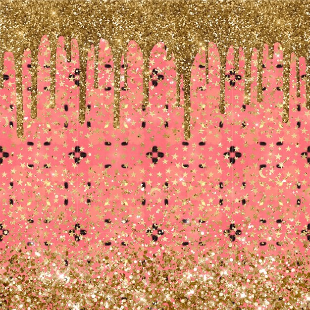 Fond De Paillettes De Modèle Sans Couture De Papier Numérique