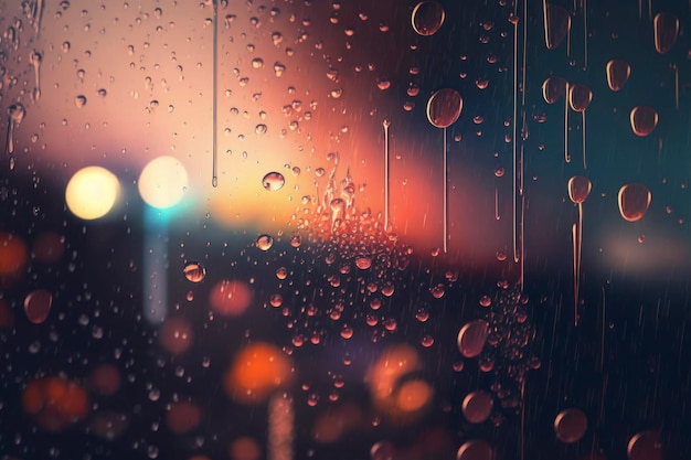 Photo fond de paillettes de pluie