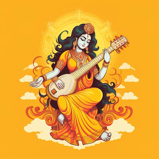 Fond de Panchami Vasant heureux