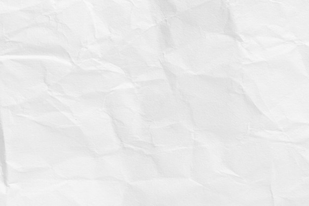 fond de papier blanc froissé en gros plan
