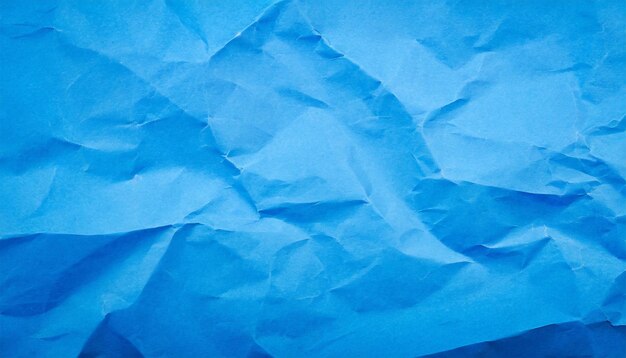 fond de papier bleu froissé