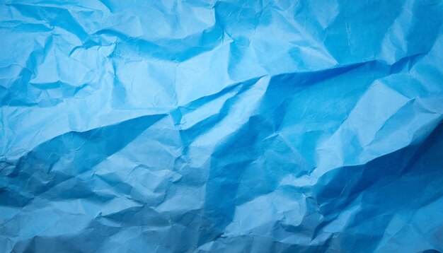 fond de papier bleu froissé