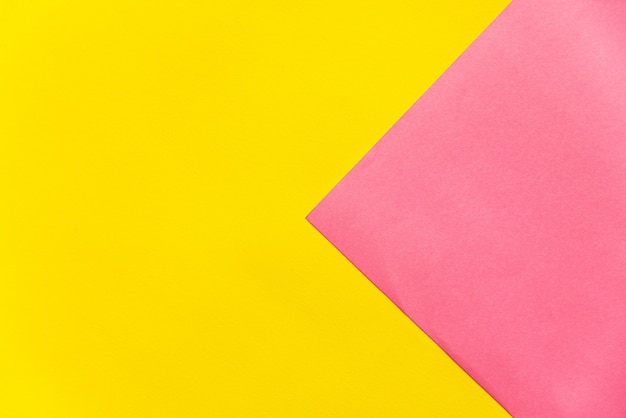 Fond de papier jaune et rose