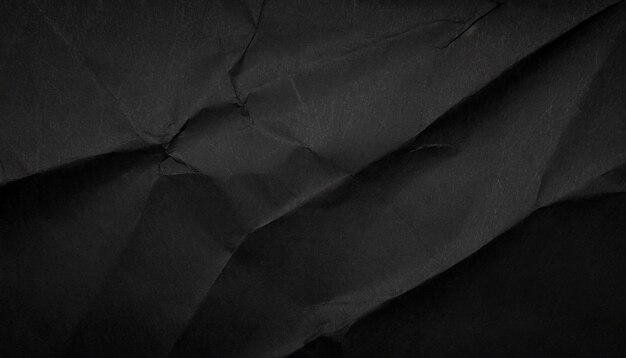 fond de papier noir froissé