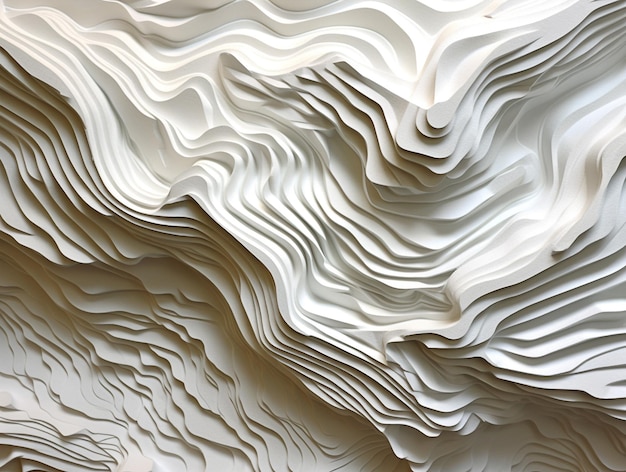 Fond de papier relief blanc