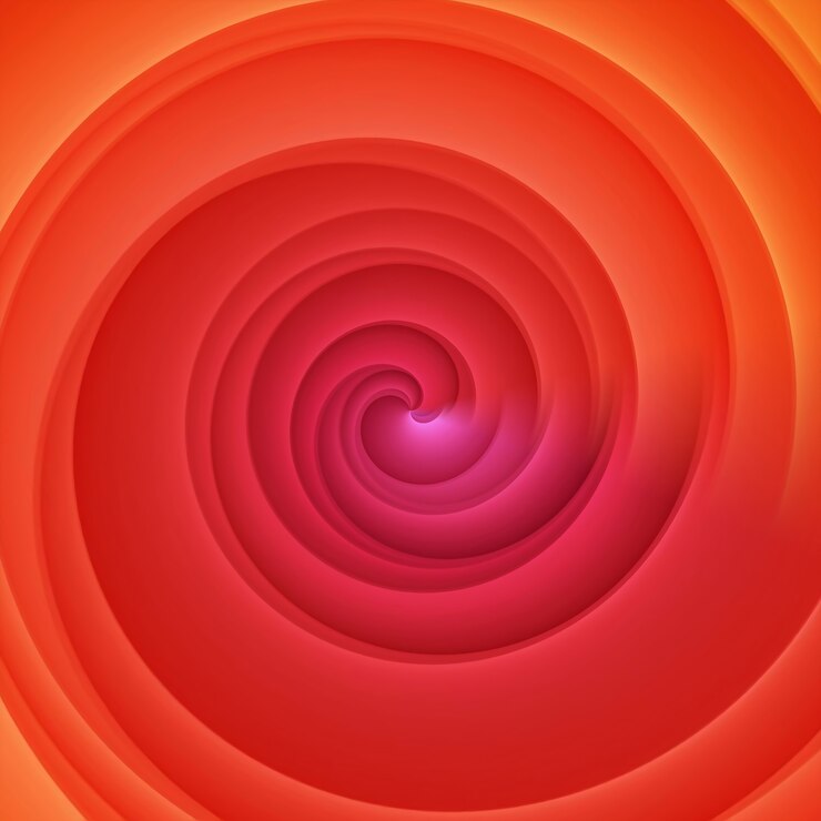 Photo fond de papier spirale rond lumineux de nombreuses feuilles colorées. abstraction papier de la couleur de l'arc-en-ciel