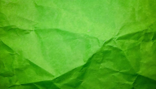 fond de papier vert froissé