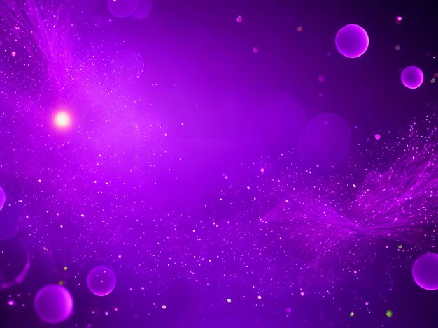 fond de particules rougeoyantes dégradé violet