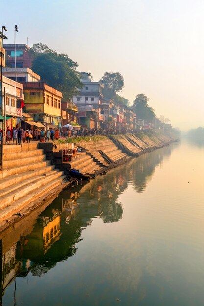 Fond de paysage indien Ghat