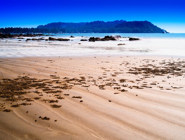 Fond de paysage de plage indienne dramatique hd