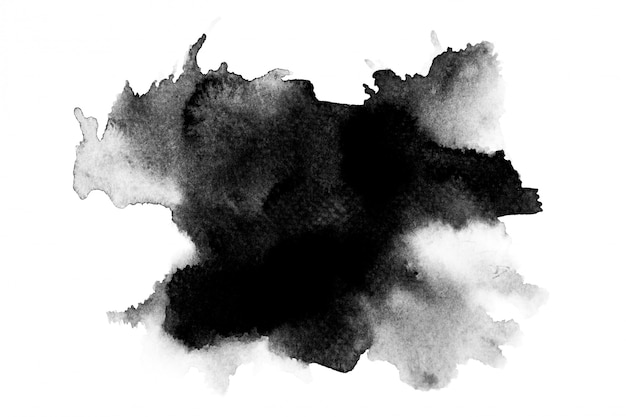 fond peint aquarelle noir