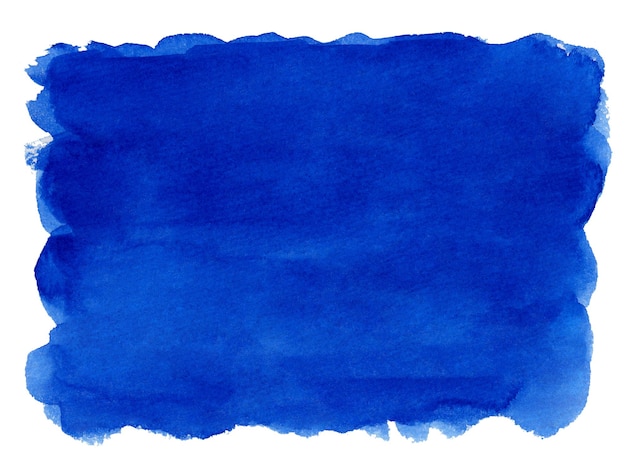 Fond de peinture aquarelle bleu abstrait