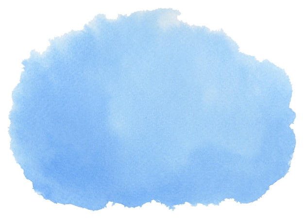 Fond de peinture aquarelle bleu abstrait