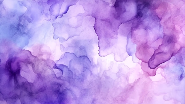 Fond de peinture violette qui est aquarelle.