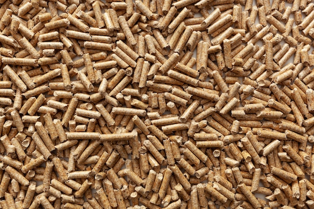 Fond de pellets de bois