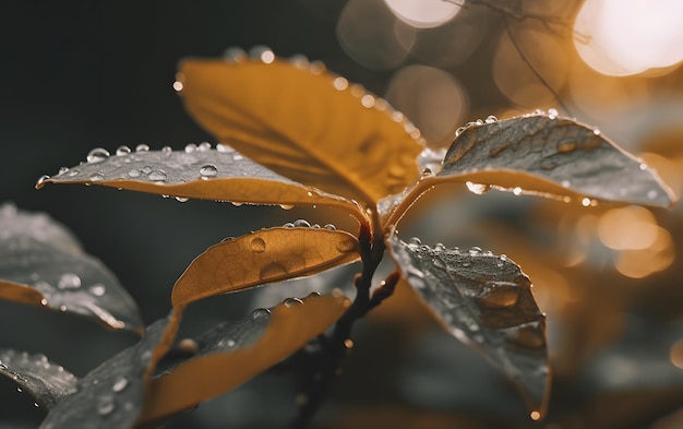 Fond de photo de feuille d'arbre de végétation